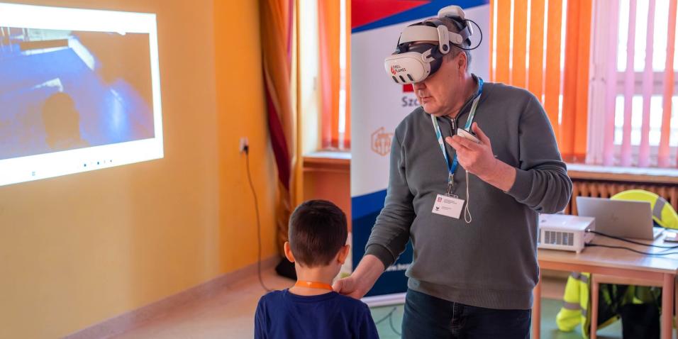 Stanowisko promocyjne Wydziału Zarządzania Kryzysowego i Ochrony Ludności